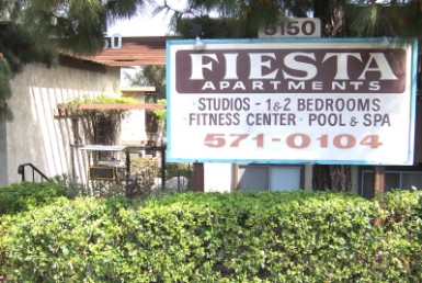 Fiesta Apt sign